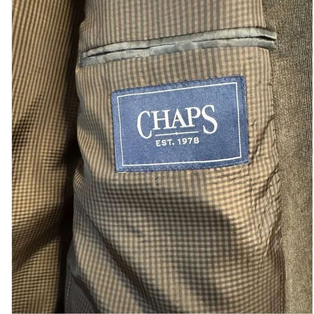 Chaps Dark Men’s Brown Corduroy Blazer